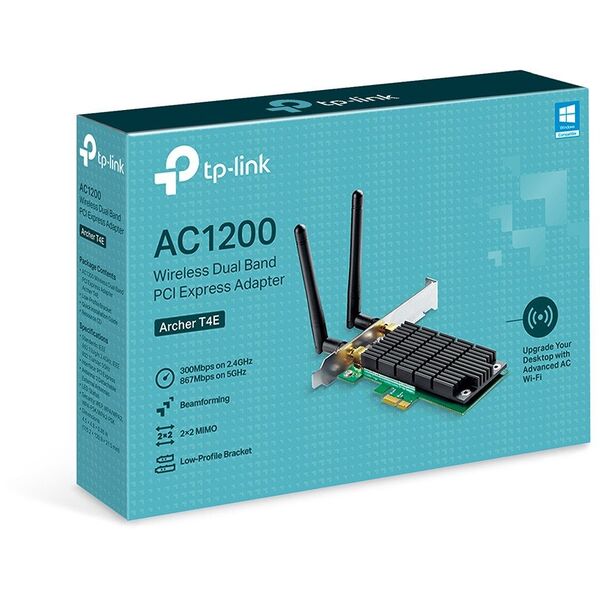 TP-Link Archer T4E - Netzwerkadapter - PCIe Low-Profile - Wi-Fi 5