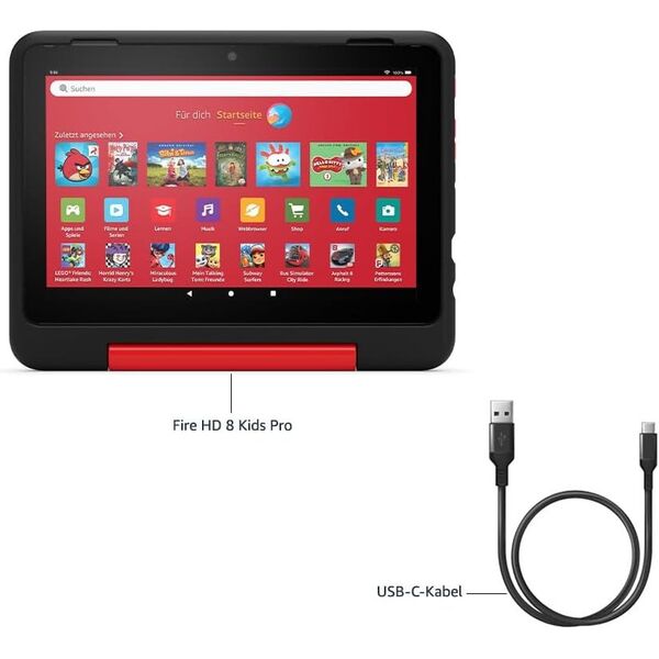 Amazon Fire HD 8 32GB Kids Pro (2024), must/marvel avengers