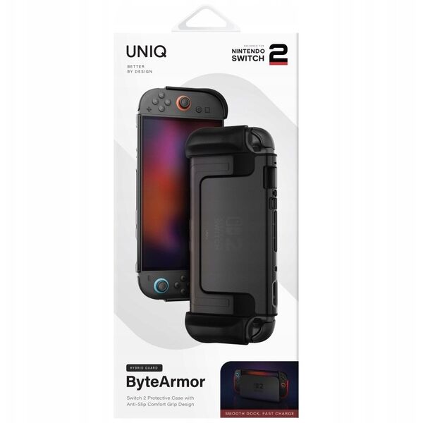 Etui UNIQ Hybrid Bytearmor do Nintendo Switch 2 czarny