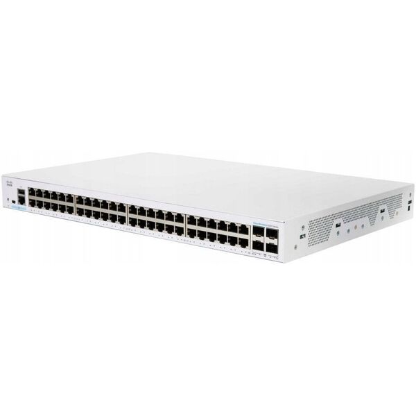 Cisco CBS350-48T-4G Zarządzany L2/L3 Gigabit Ethernet (10/100/1000) Srebrny
