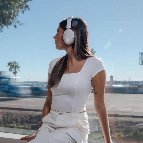 JLab Lux ANC, Wireless, Music, 235 g, Headset, White