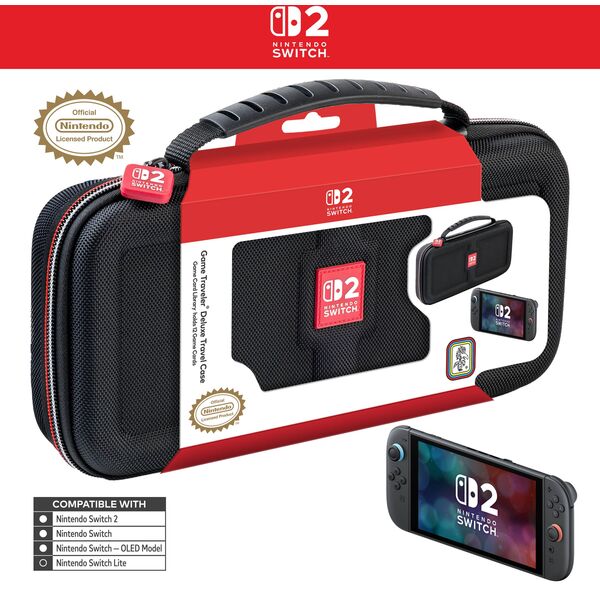 Deluxe Travel Case NS241 (Black) - Nintendo Switch 2 /Switch/Switch-OLED