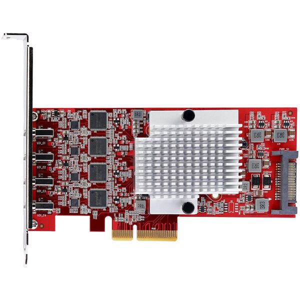 4-PORT USB-C 10GB PCIE CARD