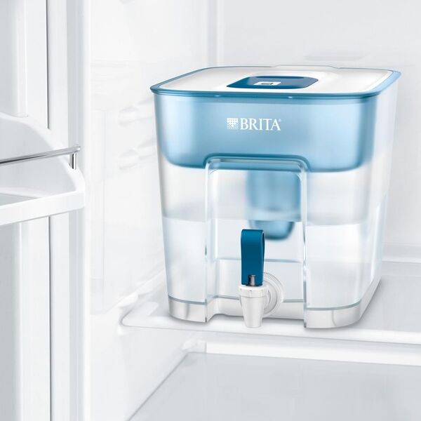 Brita Flow, Dispenser water filter, 8.2 L, Blue, Transparent