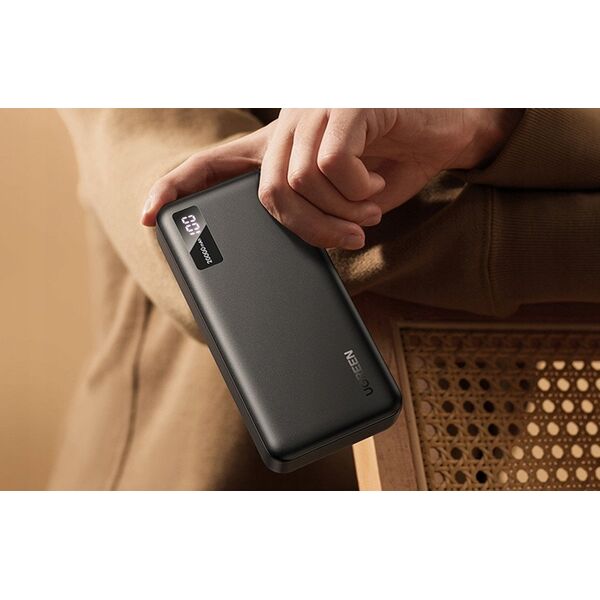 Powerbank UGREEN PB312 20000mAh 2xUSB-A, USB-C 20W fioletowy