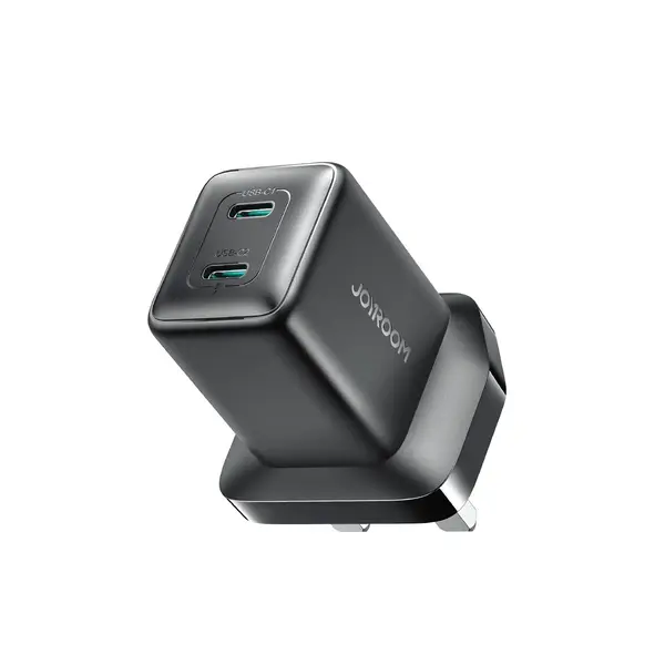Ładowarka sieciowa Joyroom JR-TCG17 45W 2 x- USB-C (wtyczka UK) - czarna