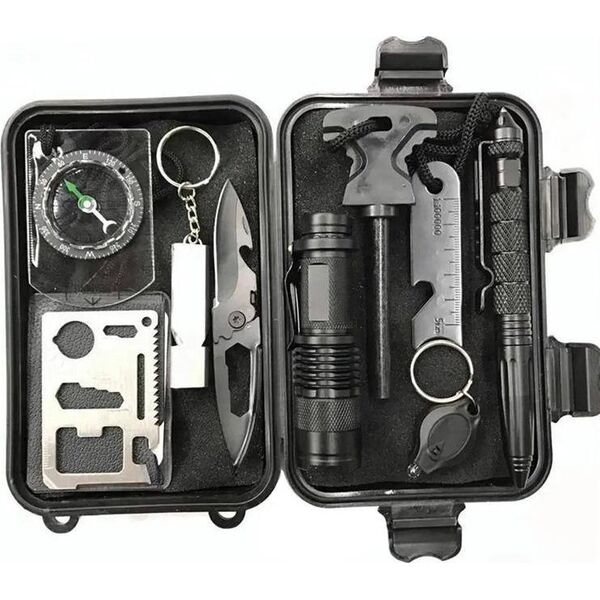 Aptel Zestaw SURVIVALOWY Niezbędnik Przeżycia w Pudełku SOS Set 10w1 AG772A