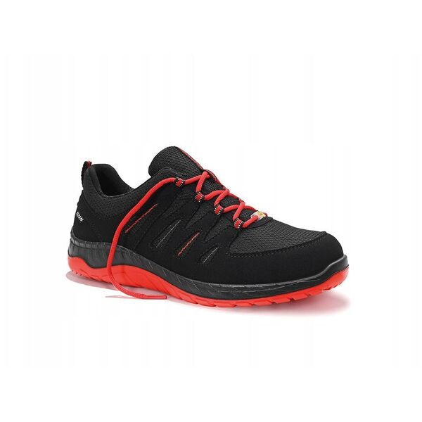 Sourcing Shoes ELTEN Maddox Black Red LOW O2, black/red 48