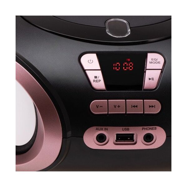 Radio Boombox CD-MP3 | USB | FM Radio | AUX | Gniazdo słuchawkowe