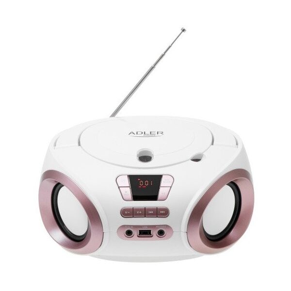 Radio Boombox CD-MP3 | USB | FM Radio | AUX | Gniazdo słuchawkowe