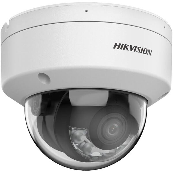 Hikvision dome DS-2CD2147G2H-LISUeF F4 (balta, 4 MP, 30 m. IR| 30 LED, Hybrid Light)