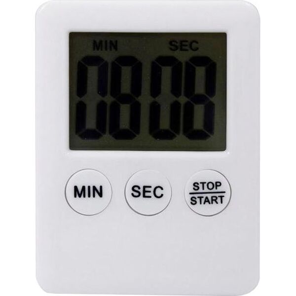 Minutnik Home Appliances cyfrowy biały (AG674A)