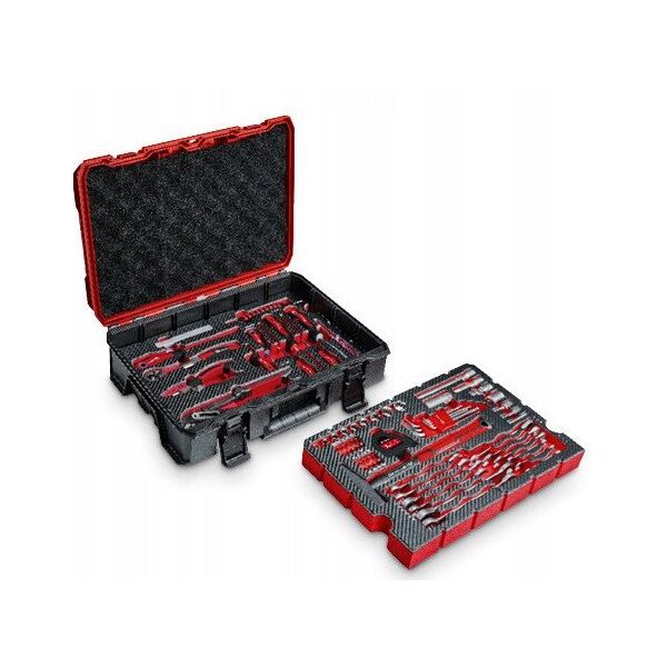 EINHELL work tool and accessory set, 3/8'', 1/4'', 1/2'', E-CASE case, 80 pcs.