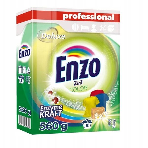 DELUXE ENZO Proszek d/prania 560g KOLOR