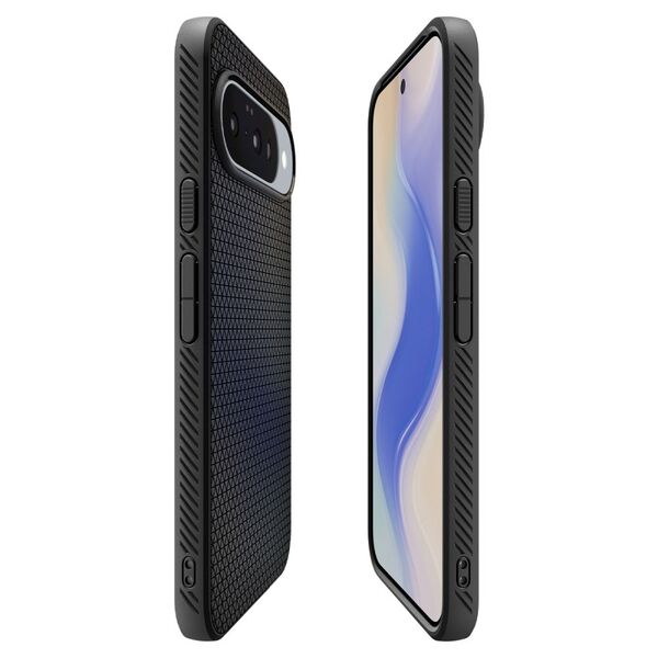 Spigen Liquid Air, matte black - Google Pixel 10 Pro/Pixel 10