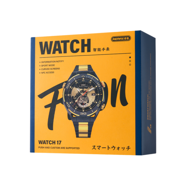 Smart Watch Remax WATCH17, Black - 73107 έως 12 άτοκες Δόσεις