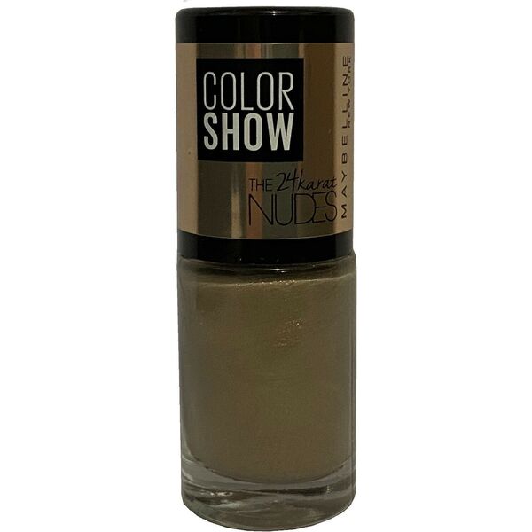 Maybelline  Maybelline, Color Show The 24 Karat Nudes, Nail Polish, Nr. 476, Shimmer & Chic, 7 ml For Women