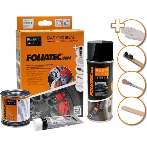 foliatec ZESTAW DO LAKIEROWANIA ZACISKÓW BLACK