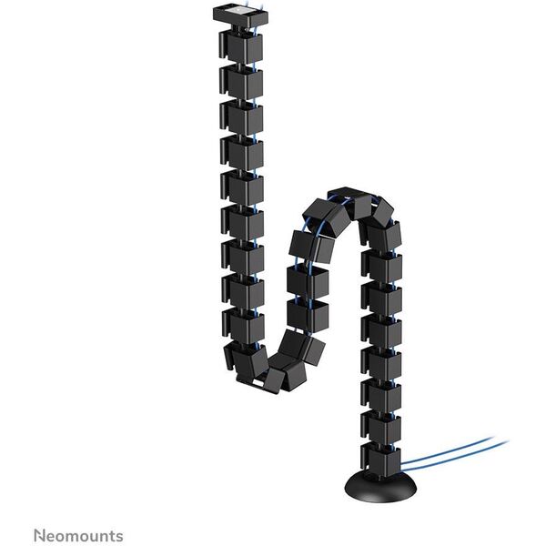 NEOMOUNTS Cable Spine Organizer for sit/stand desk frames magnet mounted black