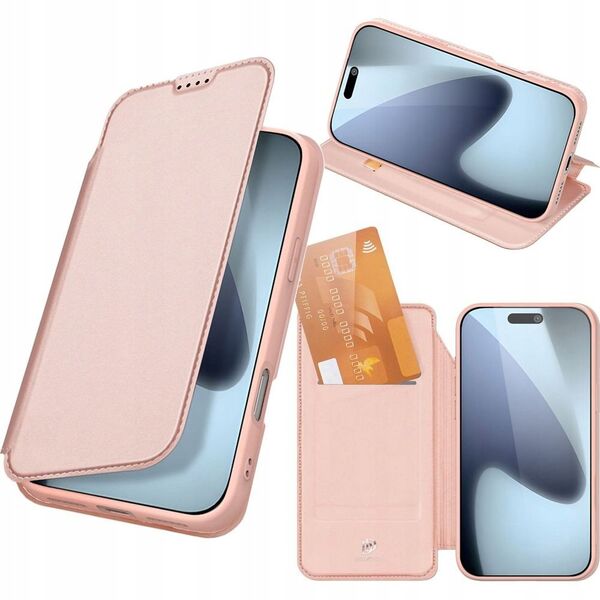 DUX DUCIS kabura SKIN PRO do IPHONE 17 PRO MAX różowa