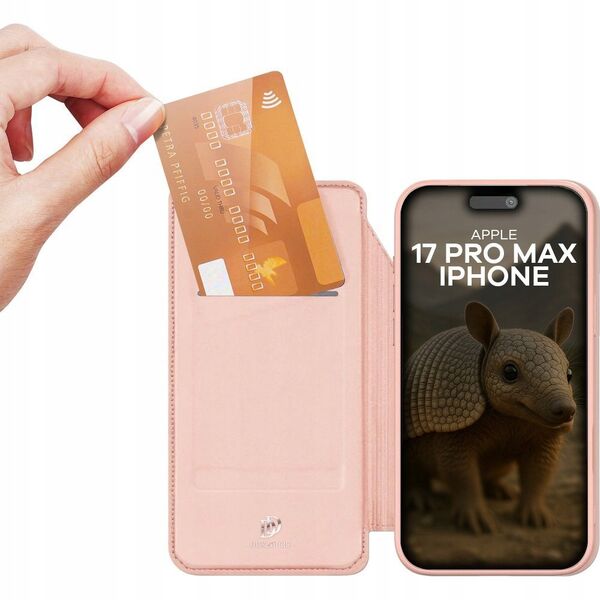 DUX DUCIS kabura SKIN PRO do IPHONE 17 PRO MAX różowa