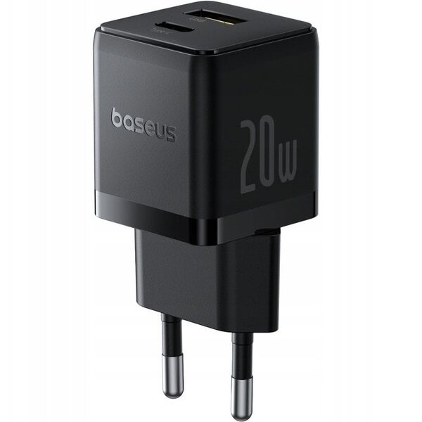 Ładowarka sieciowa Baseus Palm 20W USB-A, USB-C czarna