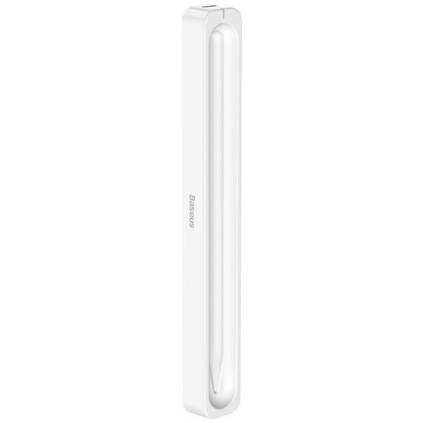 Etui ładujące do rysika Baseus Smooth Writing z kablem Baseus Simple USB-C 3A 30cm - białe