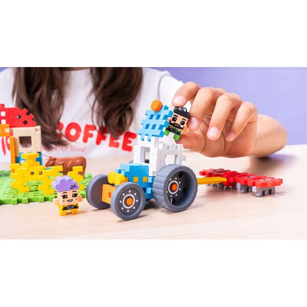 *****Klocki waffle Farmer zakręc.młyn 100el 07559