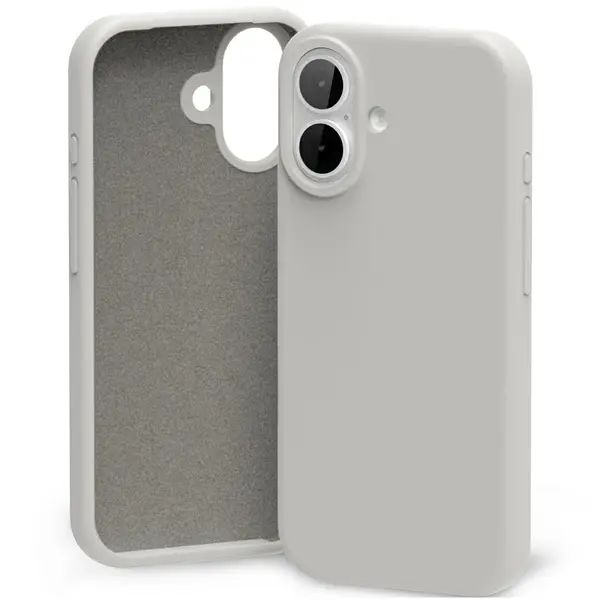 Etui Mercury Silicone do iPhone 17 kamienny