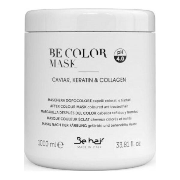 Be Hair Be Hair Be Color, maska do włosów farbowanych z kawiorem i keratyną 1000ml