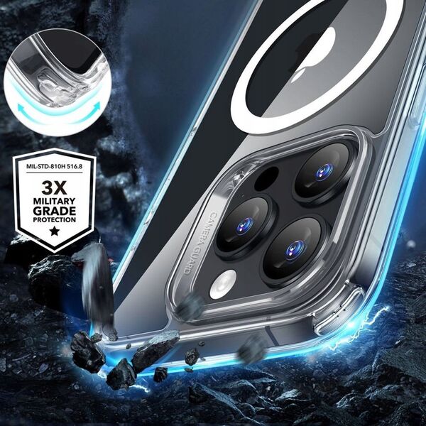 ESR CLASSIC HYBRID MAGSAFE & TEMPERED GLASS IPHONE 17 PRO CLEAR