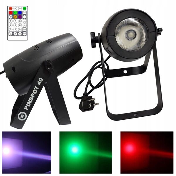 LIGHT4ME PINSPOT 40 reflektor sceniczny 40W RGBW