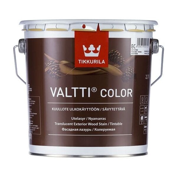 Tikkurila ΑΝΤΙΣΗΠΤΙΚΟ VALTTI COLOR ΑΧΡΩΜΟ 2,7L