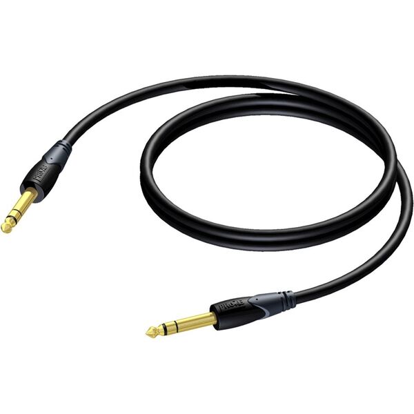 Καλώδιο PROCAB CLA610/1.5, βύσμα (M) στερεοφωνικό σε βύσμα (M) στερεοφωνικό (1,5m)