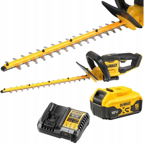 DEWALT NOŻYCE DO ŻYWOPŁOTU 18V DCMHT564P1 550mm 25mm 1x5,0Ah