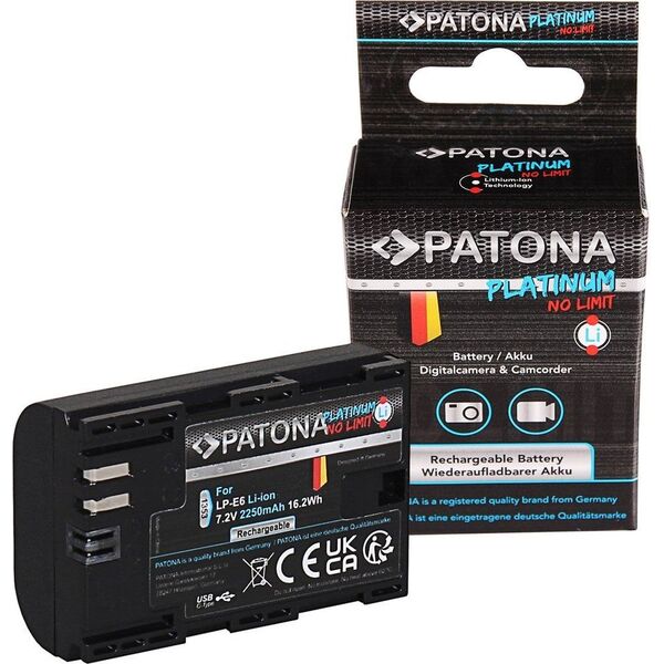 Akumulator Patona Akumulator Patona Platinum LP-E6 z USB-C do Canona