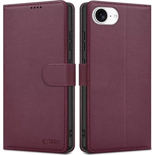TECH-PROTECT WALLET IPHONE SE 4 2025 MULBERRY