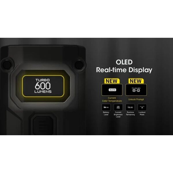 Nitecore Latarka TINI3 600lm Black