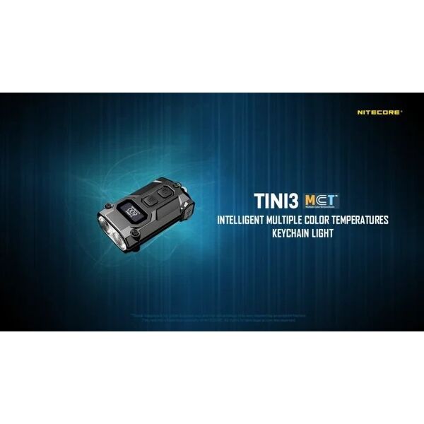 Nitecore Latarka TINI3 600lm Black