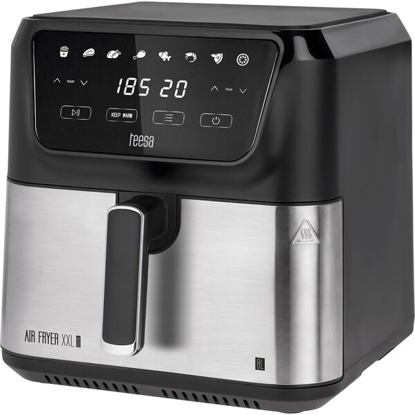 Frytkownica beztłuszczowa TEESA DIGITAL AIR FRYER XXL , 8L , 1700W, duża miska , programy , podtrzymywanie ciepła