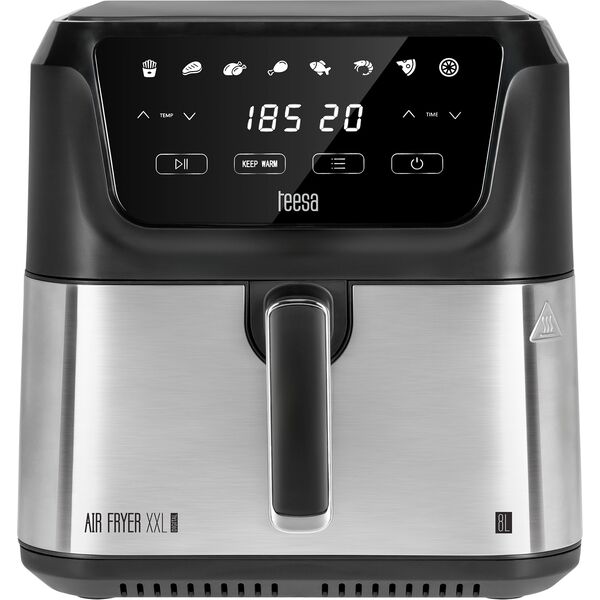 Frytkownica beztłuszczowa TEESA DIGITAL AIR FRYER XXL , 8L , 1700W, duża miska , programy , podtrzymywanie ciepła