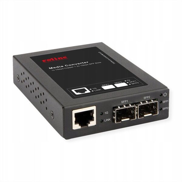 Konwerter gigabitowy ROLINE, RJ-45 na mini GBIC