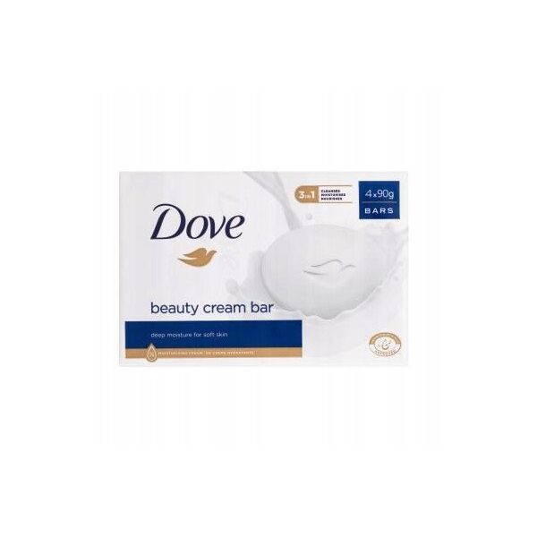 Dove  Dove, Beauty, Kremowe mydło, 4x 90g