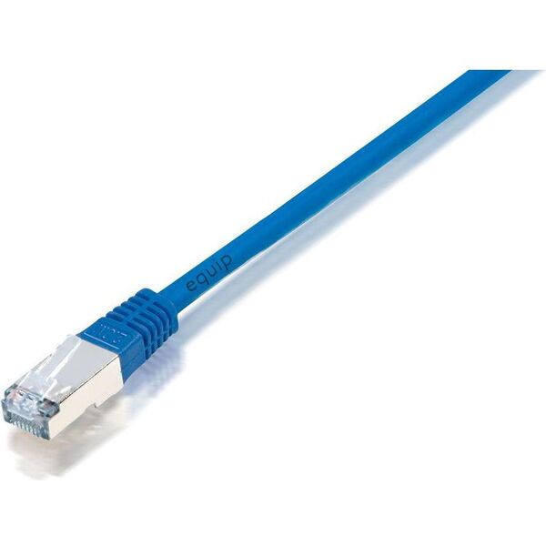 Equip RJ-45/RJ-45, kat.5e, SF/UTP, niebieski, 0.25m (705439)