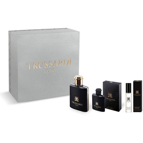 SET TRUSSARDI Uomo EDT spray 50ml + MINIATURA EDT 7ML + MINIATURA EDT spray 10ml