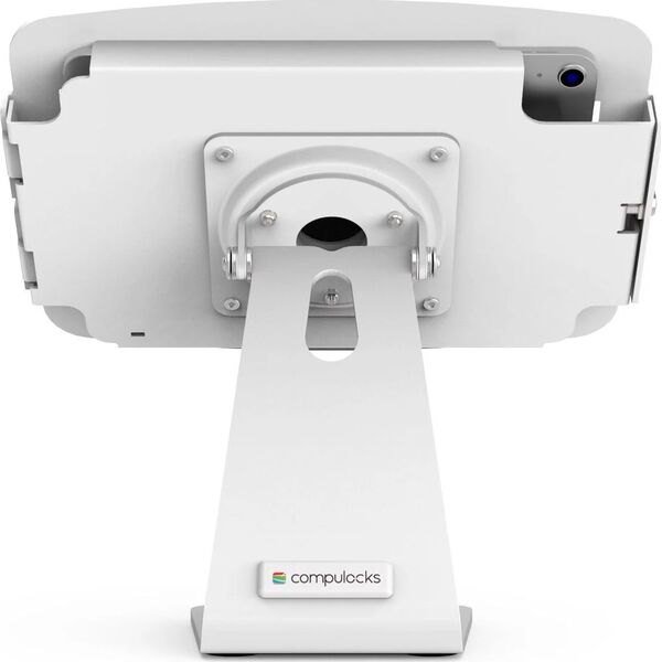 Stojak Compulocks Compulocks iPad 10.9" 10th Gen Space Enclosure Rotating Counter Stand - Aufstellung - fur Tablett - verriegelbar - hochwertiges Aluminium - weiss - Bildschirmgrosse: 27.7 cm (10.9") - Montageschnittstelle: 100 x 100 mm - Thekenbereich -