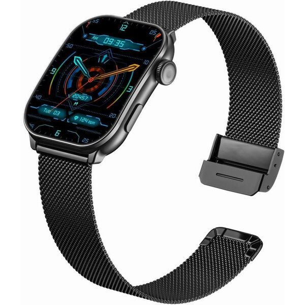 Smartwatch Męski GRAVITY GT28-2 Pasek + Bransoleta Pomarańczowo Czarny