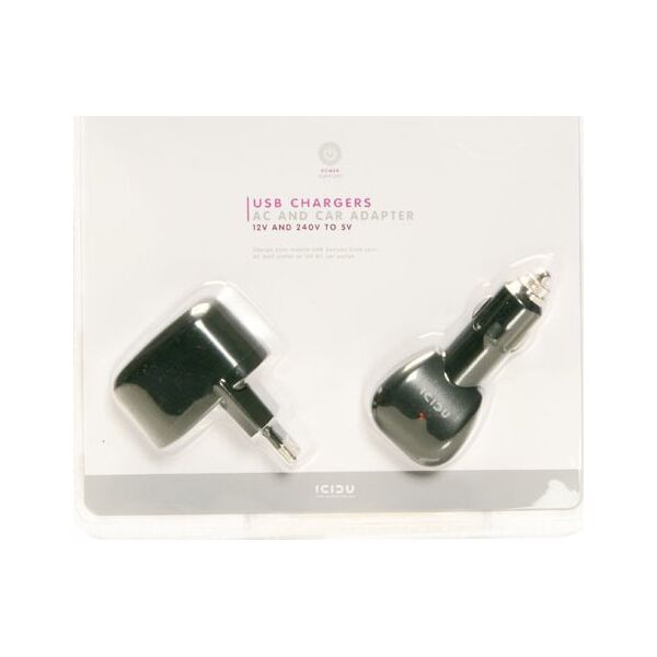 Ładowarka Icidu ICIDU USB Charger Pack, 2 port AC