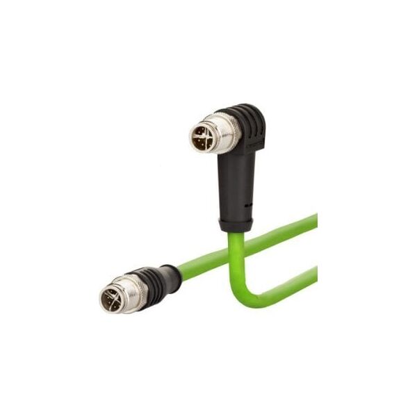 Metz METZ CONNECT kabel połączeniowy M12 męski-M12 męski, 8-biegunowy z kodem X, hakowy, 5 m