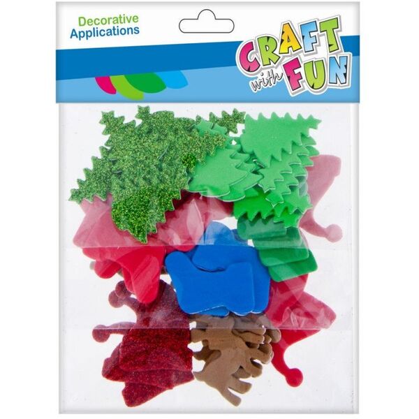 Craft with Fun Διακοσμητική αυτοκόλλητη διακόσμηση EVA 3in1 PBH 12/144 7615687 5908275110385